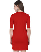 Premium 100% Cotton Printed T-shirt Dress with Pockets - Mannash Boutique