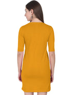 Premium 100% Cotton Printed T-shirt Dress with Pockets - Mannash Boutique