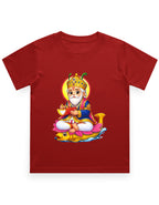 Kid's Jhulelal Printed T-shirt for Kids - Mannash Boutique