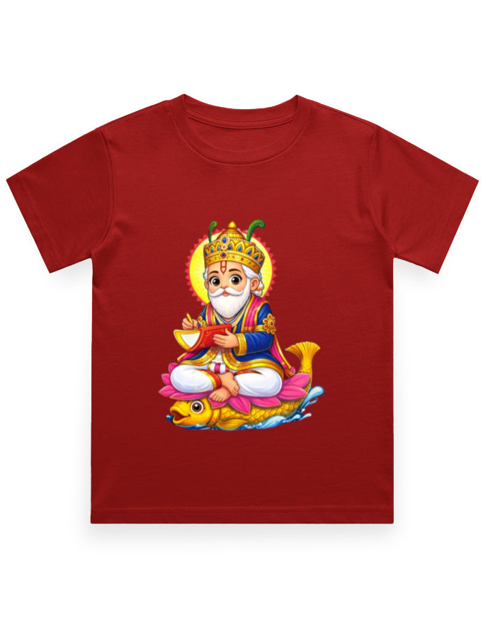 Kid's Jhulelal Printed T-shirt for Kids - Mannash Boutique
