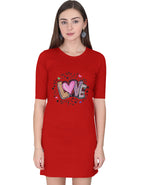 Premium 100% Cotton Printed T-shirt Dress with Pockets - Mannash Boutique