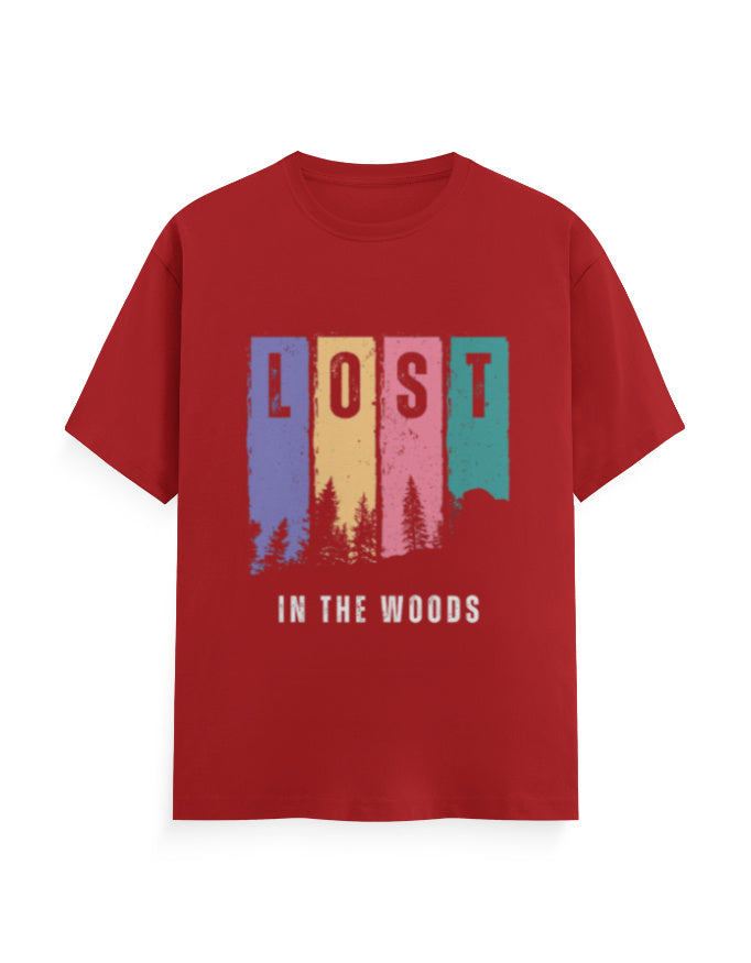 Lost In The Wood Graphic Printed T-shirt - Mannash Boutique