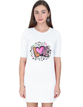 Premium 100% Cotton Printed T-shirt Dress with Pockets - Mannash Boutique