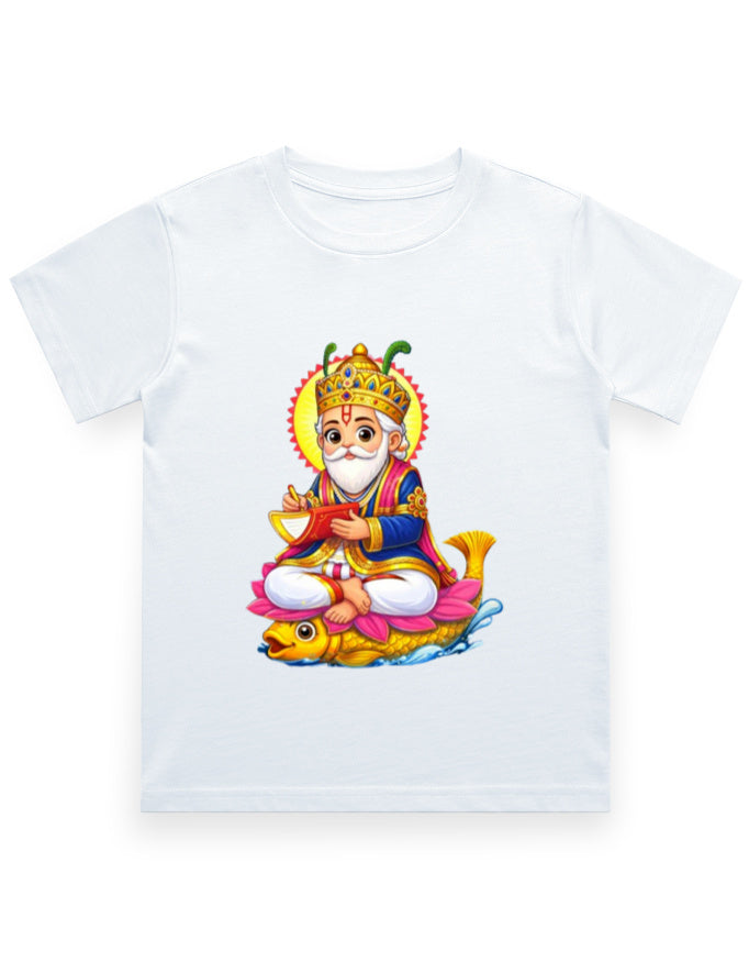 Kid's Jhulelal Printed T-shirt for Kids - Mannash Boutique