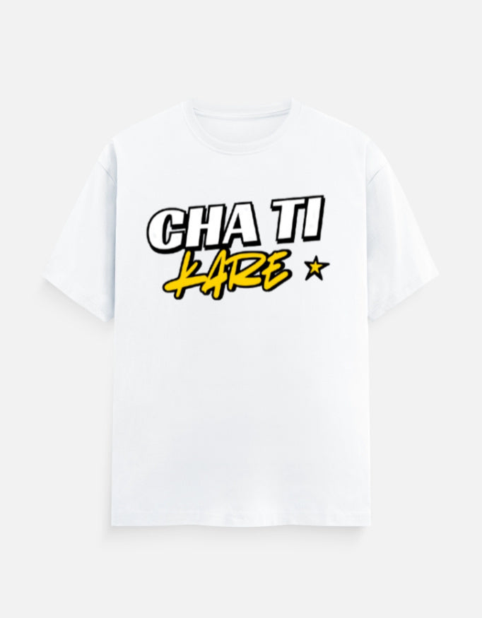 Cha Ti Kare Sindhi Graphic Printed T-shirt - Mannash Boutique