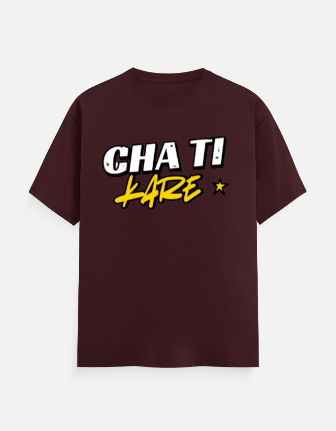 Cha Ti Kare Sindhi Graphic Printed T-shirt - Mannash Boutique
