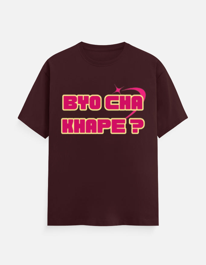 Byo Cha Khape? Graphic Printed T-shirt - Mannash Boutique