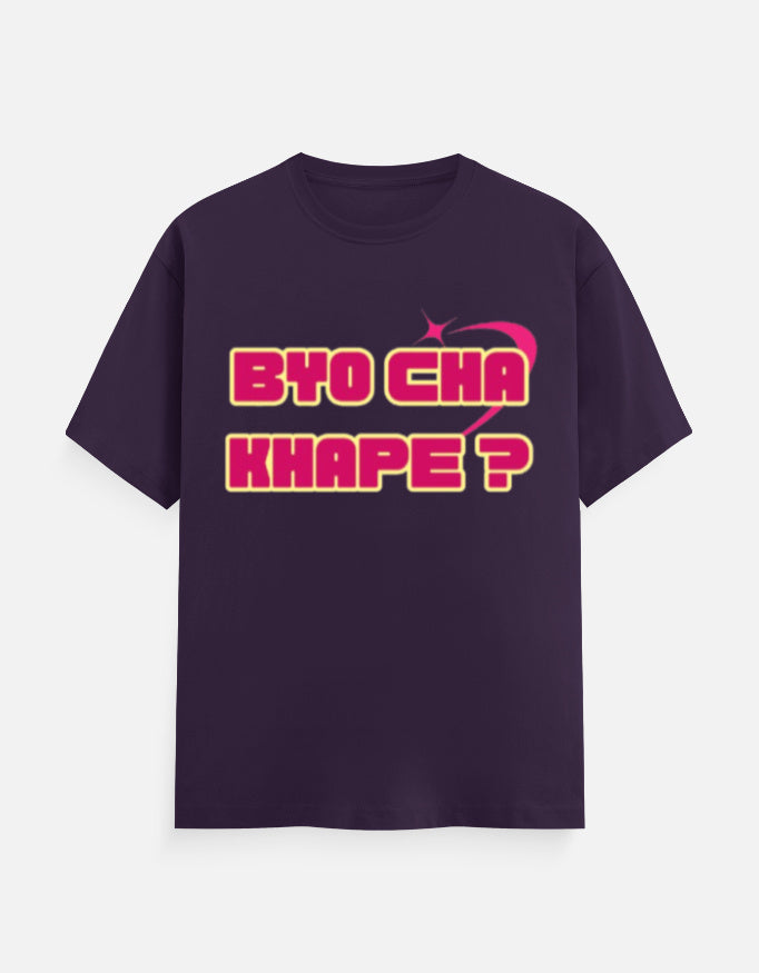 Byo Cha Khape? Graphic Printed T-shirt - Mannash Boutique