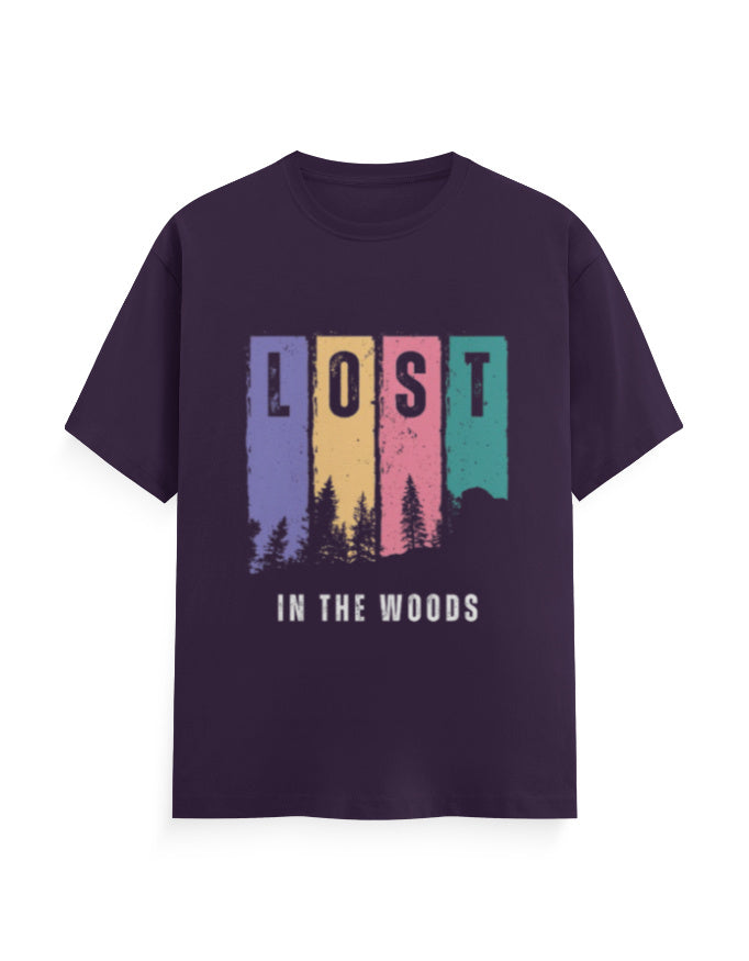 Lost In The Wood Graphic Printed T-shirt - Mannash Boutique