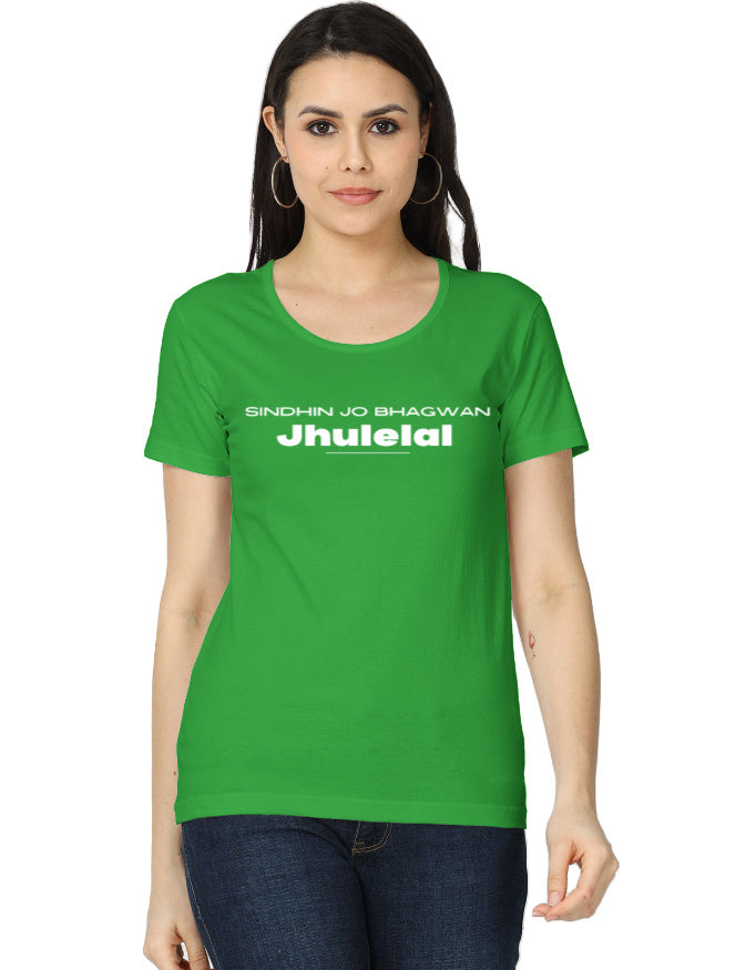 Sindhin Jo Bhagwan Jhulelal Printed T-shirt for Women - Mannash Boutique