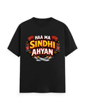 HAA MA SINDHI AHYAN Premium Cotton T-Shirt for Women - Mannash Boutique