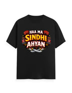 HAA MA SINDHI AHYAN Premium Cotton T-Shirt for Women - Mannash Boutique