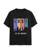 Lost In The Wood Graphic Printed T-shirt - Mannash Boutique