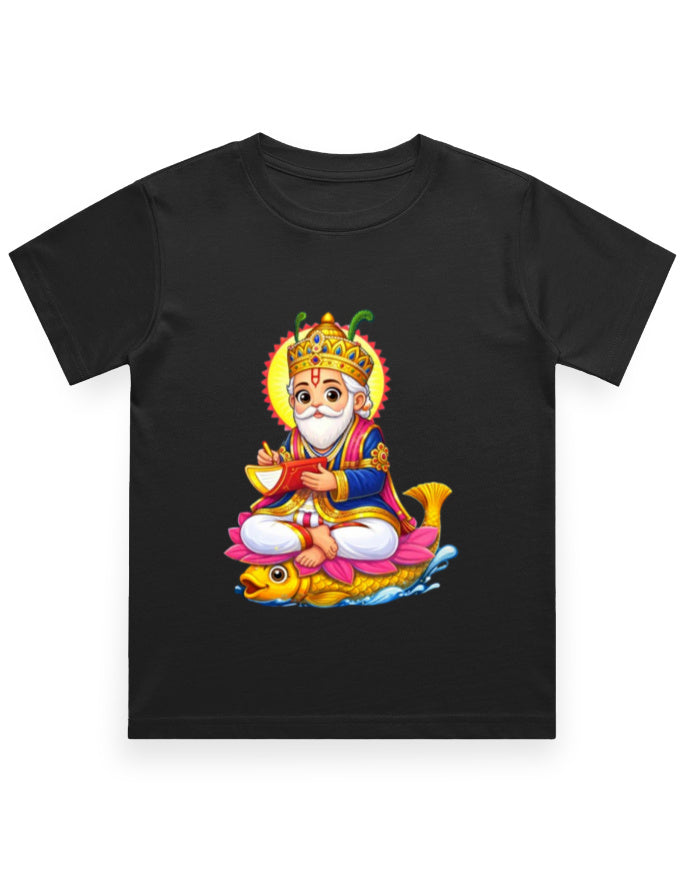 Kid's Jhulelal Printed T-shirt for Kids - Mannash Boutique