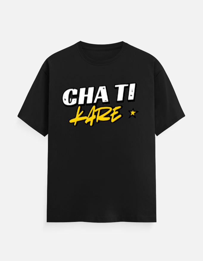Cha Ti Kare Sindhi Graphic Printed T-shirt - Mannash Boutique