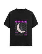 Shine In The Moon Graphic Printed T-shirt By Mannash Boutique - Mannash Boutique