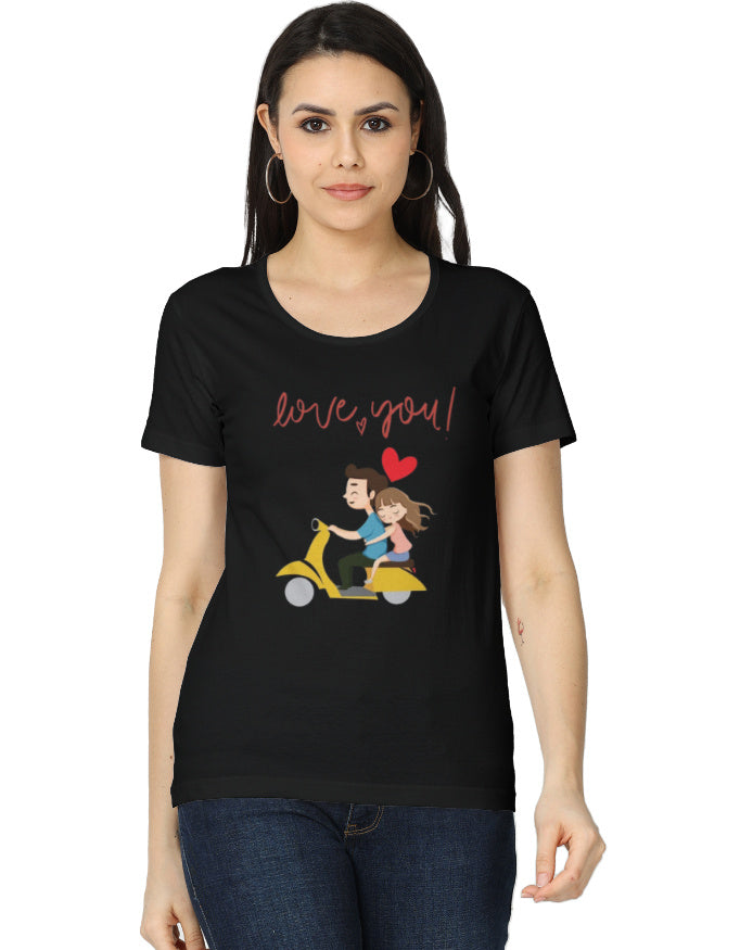 Love You! Graphic Printed T-shirt for Loved Once - Mannash Boutique