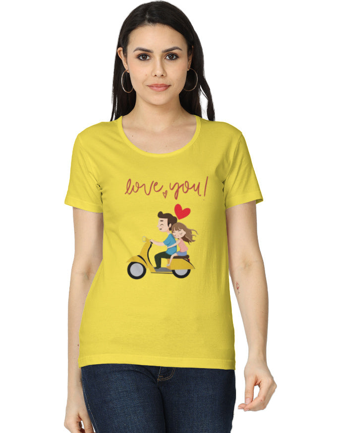 Love You! Graphic Printed T-shirt for Loved Once - Mannash Boutique