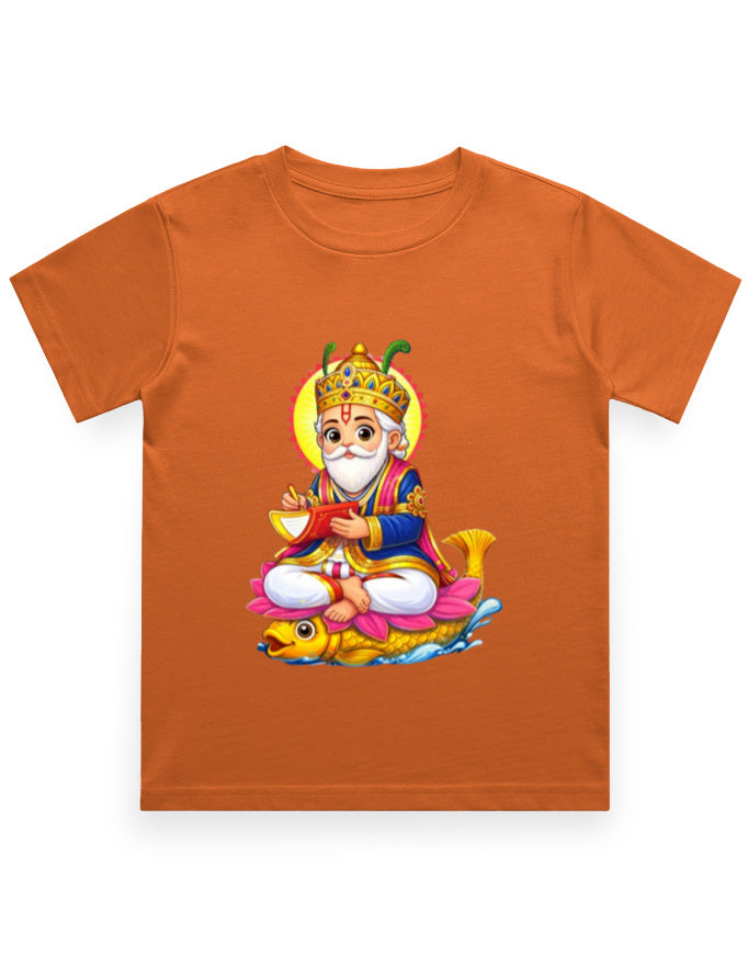 Kid's Jhulelal Printed T-shirt for Kids - Mannash Boutique