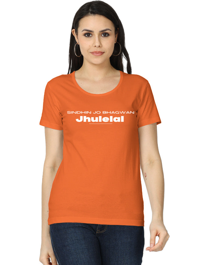 Sindhin Jo Bhagwan Jhulelal Printed T-shirt for Women - Mannash Boutique
