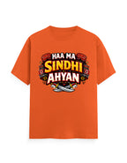HAA MA SINDHI AHYAN Premium Cotton T-Shirt for Women - Mannash Boutique