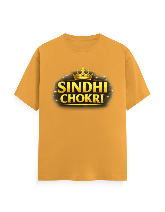 Sindhi Chokri Graphic Printed T-shirt for Women - Mannash Boutique