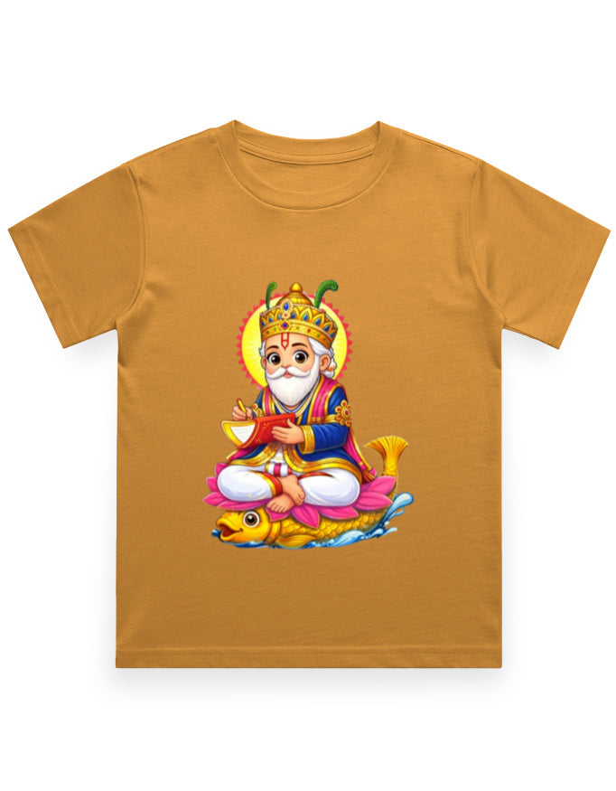 Kid's Jhulelal Printed T-shirt for Kids - Mannash Boutique