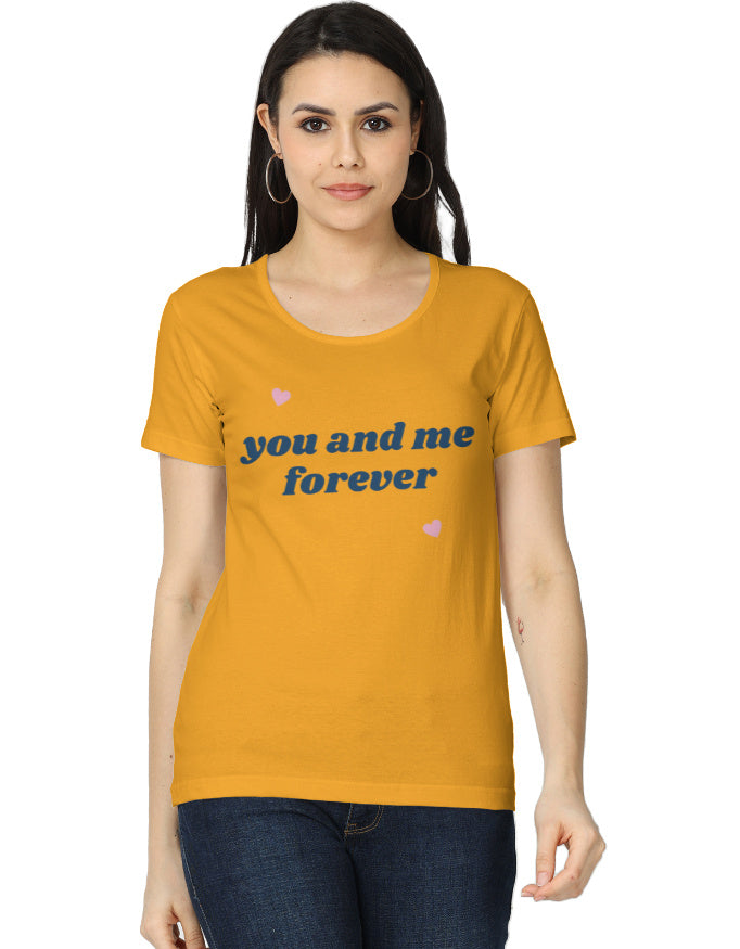 You and Me Forever Graphic T-Shirt – Premium Cotton - Mannash Boutique