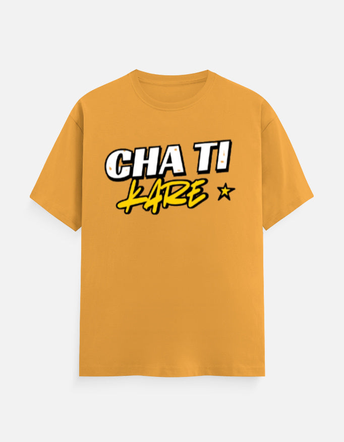 Cha Ti Kare Sindhi Graphic Printed T-shirt - Mannash Boutique