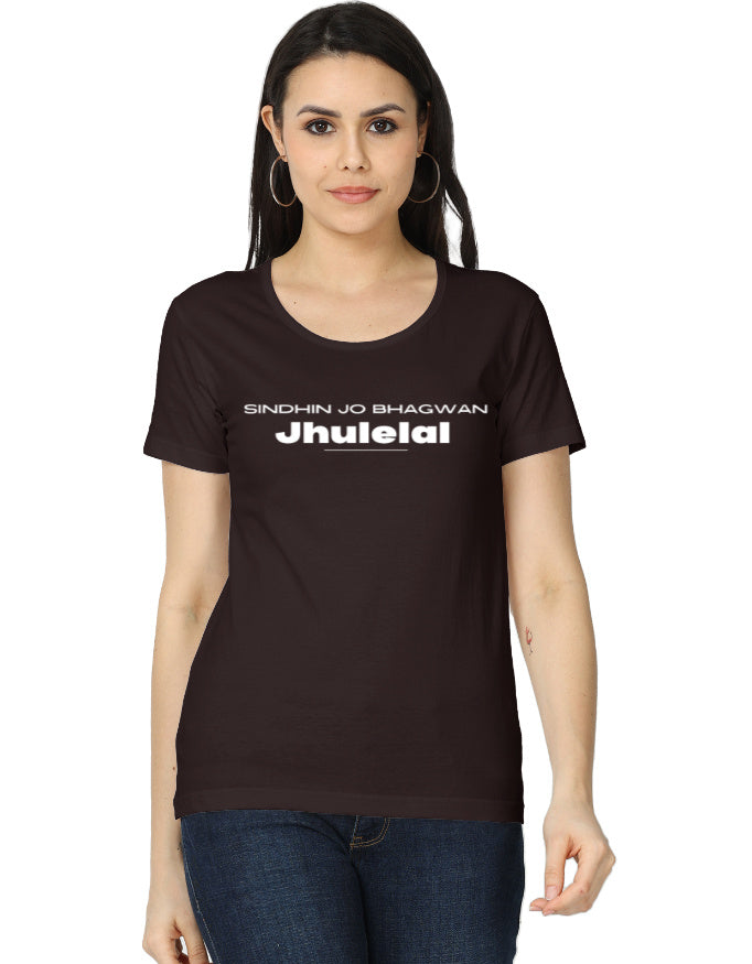 Sindhin Jo Bhagwan Jhulelal Printed T-shirt for Women - Mannash Boutique