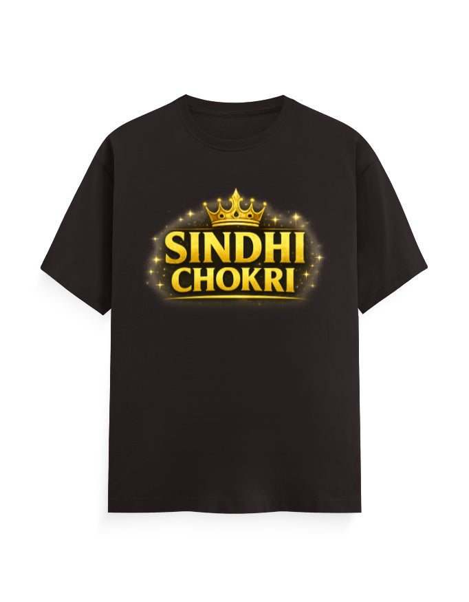 Sindhi Chokri Graphic Printed T-shirt for Women - Mannash Boutique