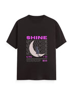 Shine In The Moon Graphic Printed T-shirt By Mannash Boutique - Mannash Boutique