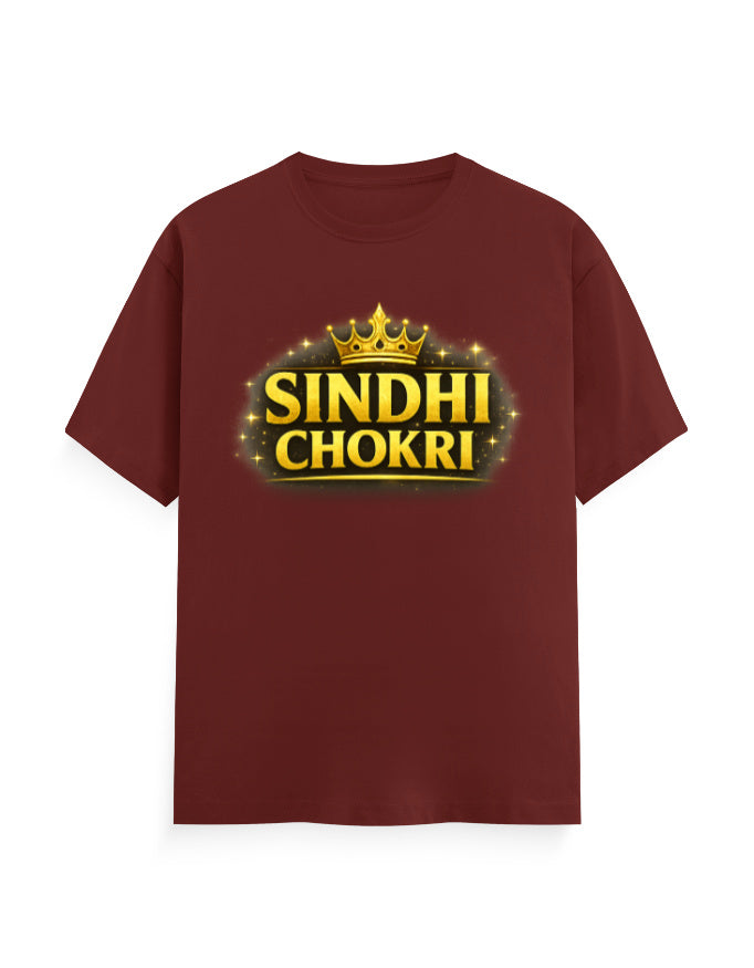 Sindhi Chokri Graphic Printed T-shirt for Women - Mannash Boutique