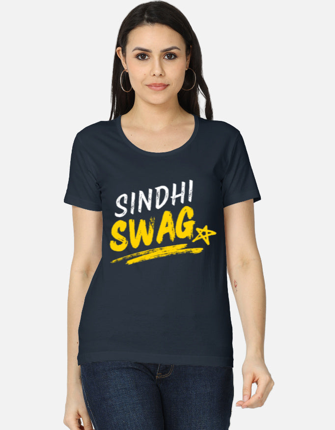 Sindhi Swag Girls Attitude Graphic Printed T-shirt for Women - Mannash Boutique