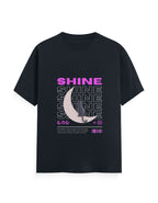 Shine In The Moon Graphic Printed T-shirt By Mannash Boutique - Mannash Boutique