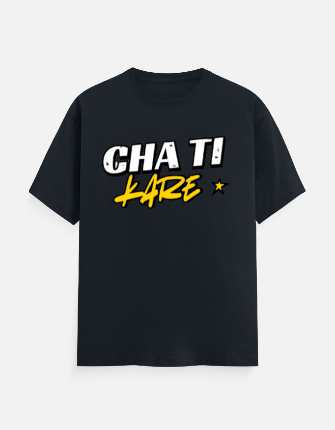 Cha Ti Kare Sindhi Graphic Printed T-shirt - Mannash Boutique