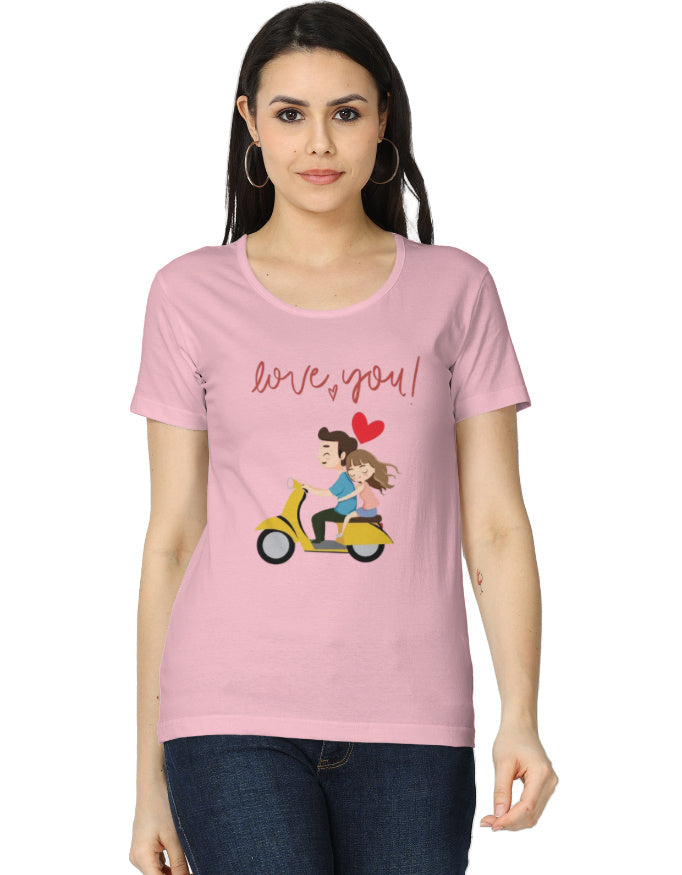 Love You! Graphic Printed T-shirt for Loved Once - Mannash Boutique