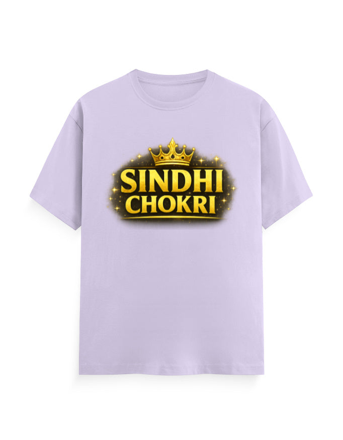 Sindhi Chokri Graphic Printed T-shirt for Women - Mannash Boutique