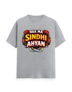 HAA MA SINDHI AHYAN Premium Cotton T-Shirt for Women - Mannash Boutique