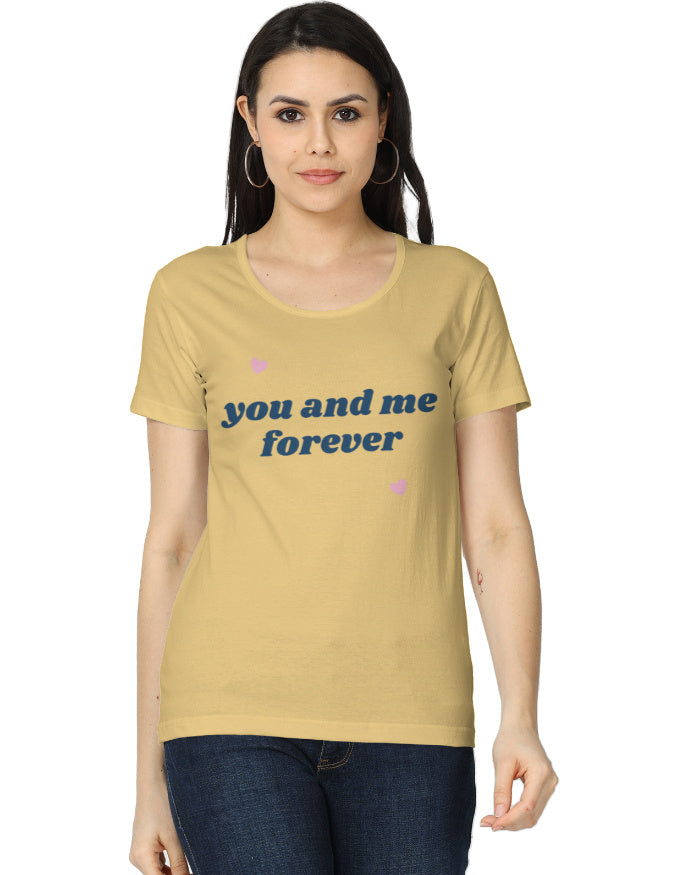 You and Me Forever Graphic T-Shirt – Premium Cotton - Mannash Boutique