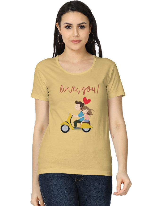 Love You! Graphic Printed T-shirt for Loved Once - Mannash Boutique