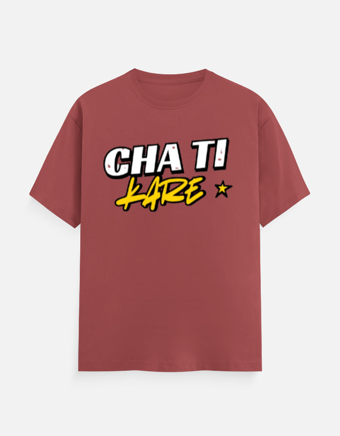 Cha Ti Kare Sindhi Graphic Printed T-shirt - Mannash Boutique