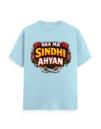 HAA MA SINDHI AHYAN Premium Cotton T-Shirt for Women - Mannash Boutique