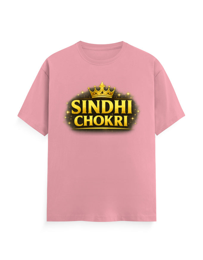 Sindhi Chokri Graphic Printed T-shirt for Women - Mannash Boutique