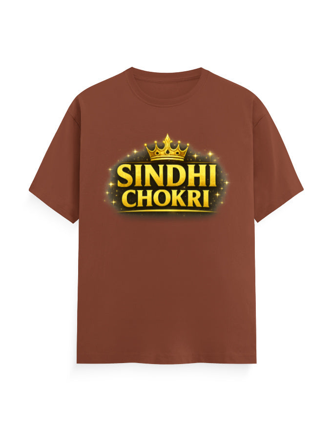 Sindhi Chokri Graphic Printed T-shirt for Women - Mannash Boutique