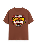HAA MA SINDHI AHYAN Premium Cotton T-Shirt for Women - Mannash Boutique
