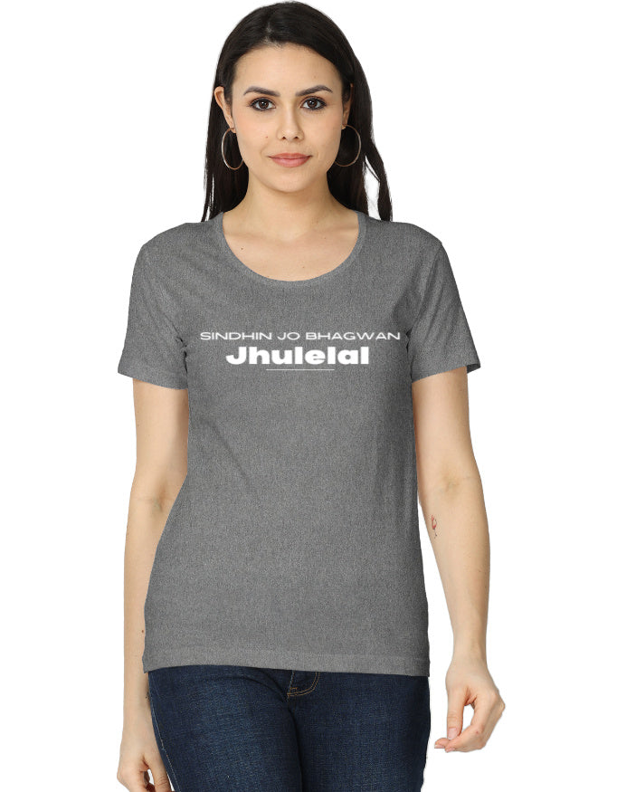 Sindhin Jo Bhagwan Jhulelal Printed T-shirt for Women - Mannash Boutique