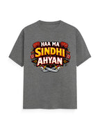 HAA MA SINDHI AHYAN Premium Cotton T-Shirt for Women - Mannash Boutique