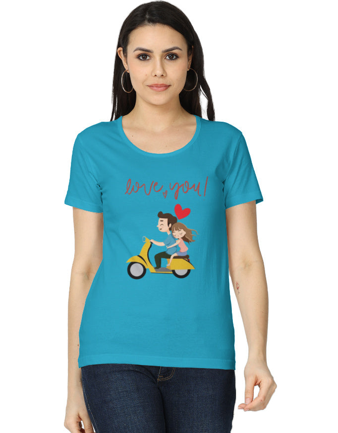Love You! Graphic Printed T-shirt for Loved Once - Mannash Boutique
