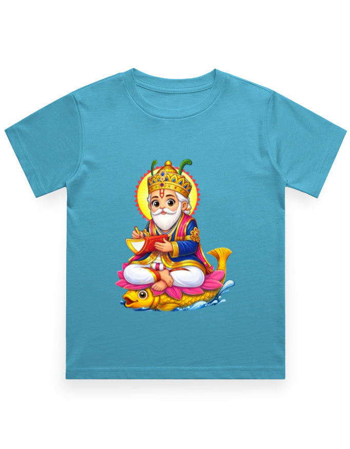Kid's Jhulelal Printed T-shirt for Kids - Mannash Boutique